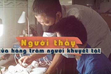 Người tử tế: Người thầy đặc biệt của hàng trăm thanh niên khuyết tật