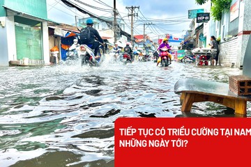 Diễn biến triều cường tại Nam bộ những ngày tới ra sao?