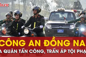 Công an Đồng Nai hừng hực khí thế ra quân cao điểm tấn công, trấn áp tội phạm 