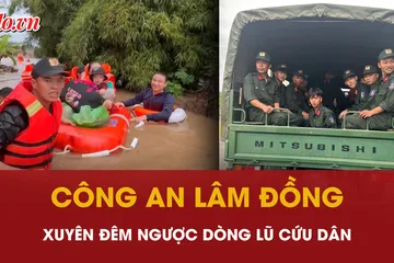 Xuyên đêm ngược dòng lũ dữ cứu dân