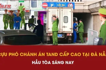 Hình ảnh đầu tiên trước phiên xử 2 cựu phó chánh án TAND Cấp cao Đà Nẵng 