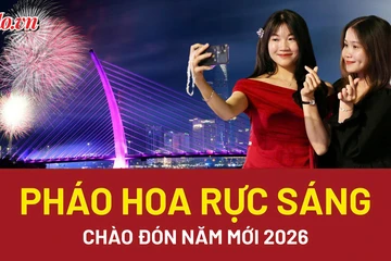 Đếm ngược giao thừa: Phố trung tâm chật kín người, cả nước rộn ràng đón năm mới 2026