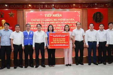 TP.HCM tiếp tục hỗ trợ Khánh Hòa hơn 58 tỉ đồng khắc phục hậu quả mưa lũ