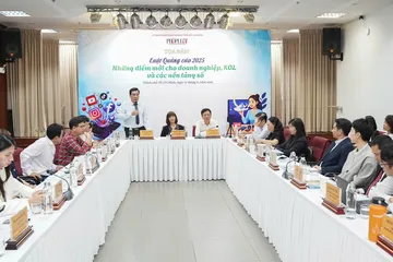 Toàn cảnh buổi tọa đàm “Luật Quảng cáo 2025: Những điểm mới cho doanh nghiệp, KOL và các nền tảng số”. Ảnh: THUẬN VĂN