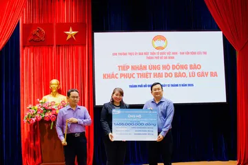 TP.HCM tiếp nhận thêm 4 tỉ đồng hỗ trợ đồng bào vùng bão lũ