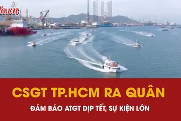 CSGT TP.HCM đồng loạt ra quân giữ gìn trật tự, ATGT cao điểm cuối năm
