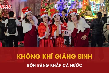 Hàng ngàn người dân cả nước xuống phố đón Giáng sinh an lành