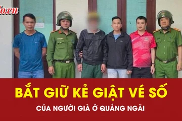 Kẻ giật vé số của người già ở Quảng Ngãi sa lưới sau hơn 5 giờ gây án