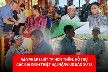 Sự sẻ chia của bạn đọc PLO đã đến kịp thời với bà con vùng bão lũ miền Trung