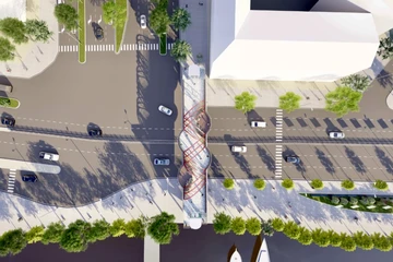 Hoàn thành 2 cầu đi bộ qua đường Tôn Đức Thắng trước 30-4-2026