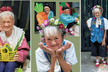 Bà cụ bán rau bất ngờ nổi tiếng nhờ bộ ảnh hóa 'bà tiên'