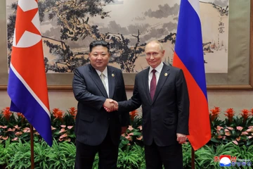 Ông Kim chúc mừng năm mới ông Putin, gọi quan hệ Nga - Triều là ‘tài sản chung quý giá’