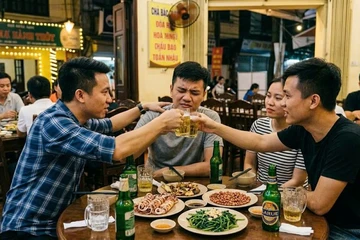 Ép người khác uống rượu bia bị phạt đến 3 triệu đồng