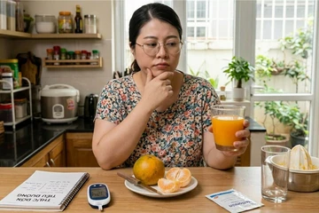 Người tiểu đường nên ăn trái cây hay uống nước ép?