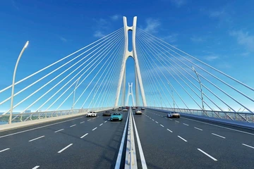 Phối cảnh thiết kế cầu Cát Lái hơn 20.000 tỉ nối Đồng Nai với TP.HCM