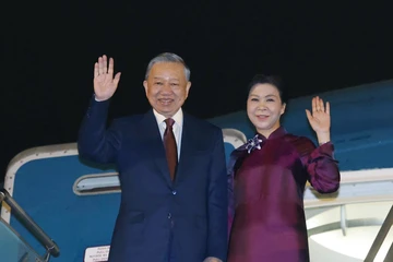 Tổng Bí thư, Chủ tịch nước Tô Lâm và Phu nhân lên đường thăm cấp Nhà nước đến Trung Quốc