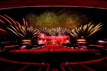 Hà Nội: Bắn pháo hoa nghệ thuật chào mừng thành công Đại hội Đảng XIV