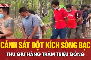 Cảnh sát đột kích sòng bạc, trường gà tại TP.HCM