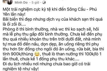 Du khách tố bị 'chặt' 900.000 đồng/thùng bia khi du lịch Sông Cầu