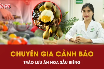 Ăn hoa sầu riêng thế nào cho đúng? 