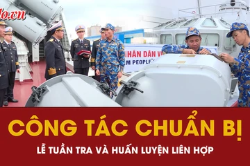 Chuẩn bị chu đáo cho tuần tra và huấn luyện liên hợp trên vùng biển Vịnh Bắc Bộ 