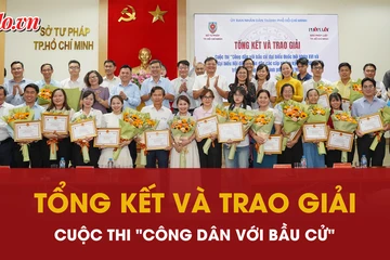 Tổng kết, trao giải cuộc thi ‘Công dân với bầu cử’ với gần 70.000 lượt dự thi