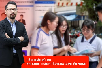 Cha mẹ khoe thành tích học tập của con lên mạng: Giới hạn nào để an toàn?