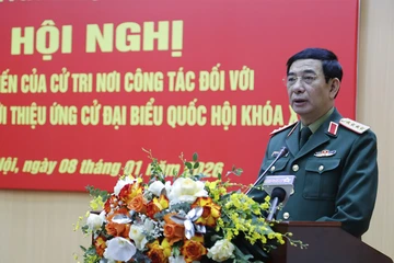 Đại tướng Phan Văn Giang được giới thiệu ứng cử đại biểu Quốc hội khóa XVI