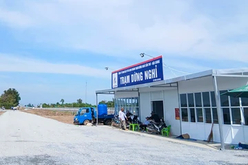 Không còn lo chỗ đi vệ sinh và dừng nghỉ khi đi cao tốc Cần Thơ - Cà Mau