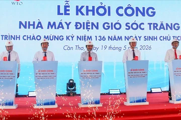 Cần Thơ khởi công 2 dự án điện gió tổng vốn đầu tư gần 23.640 tỉ đồng