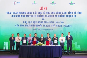 Ký kết thỏa thuận cung cấp LNG quy mô lớn cho các dự án điện trọng điểm