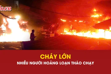 cháy, cháy nhà, chợ Nhị Thiên Đường