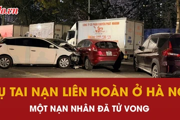 Vụ tài xế vi phạm nồng độ tông loạt phương tiện ở Hà Nội: 1 phụ nữ tử vong