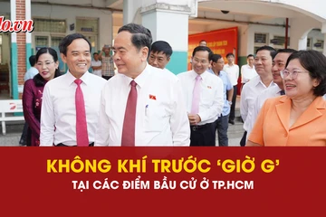 Từ 5 giờ sáng, các điểm bầu cử tại TP.HCM đã sẵn sàng đón cử tri