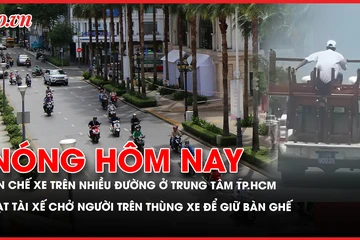 hạn chế xe, trung tâm TP.HCM, giá xăng dầu, chở người trên thùng xe