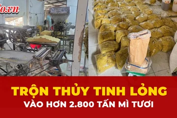 mì tươi, hàn the, thủy tinh lỏng
