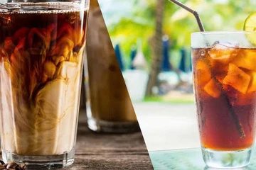 So sánh lợi ích giảm cân của cà phê đá và trà đá trong mùa nóng
