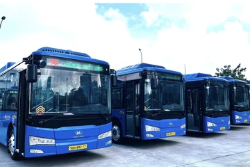TP.HCM: Tuyến xe buýt số 57 chính thức chuyển sang sử dụng xe điện