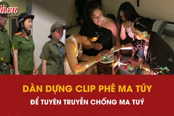 Trưởng công an phường nói gì về clip phê ma túy do đơn vị dàn dựng? 