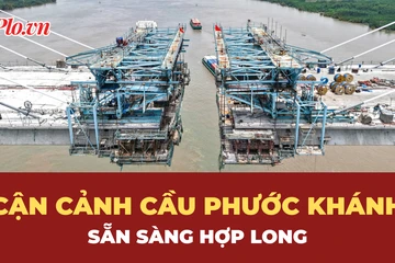 Diện mạo cầu Phước Khánh sẵn sàng hợp long vào tháng 6 tới