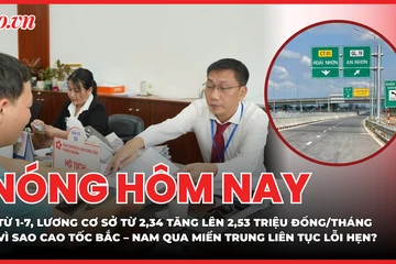 Từ 1-7, mức lương cơ sở từ 2,34 tăng lên 2,53 triệu đồng/tháng; Lý do cao tốc Bắc – Nam qua miền Trung liên tục lỗi hẹn