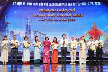 Báo Pháp Luật TP.HCM đoạt 9 giải báo chí TP.HCM lần thứ 44 - năm 2026