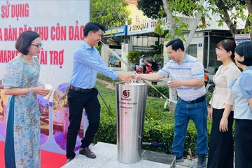 Côn Đảo có 7 trụ nước uống sạch miễn phí phục vụ người dân, du khách