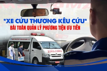 Từ vụ 'Xe cứu thương kêu cứu': Lời giải cho bài toán quản lý phương tiện ưu tiên
