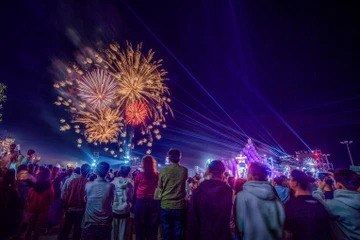 TP.HCM về đêm: Lung linh sắc xuân chào năm mới