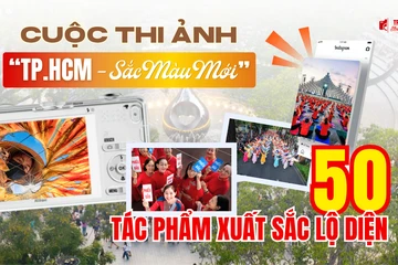 Chùm ảnh: 50 tác phẩm xuất sắc vào vòng chung khảo cuộc thi ảnh 'TP.HCM - Sắc màu mới' lần 2