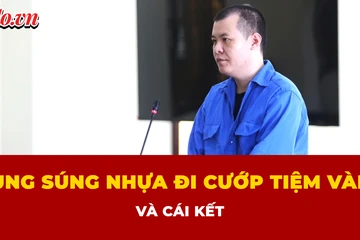Dùng súng nhựa đi cướp tiệm vàng, người đàn ông lãnh án