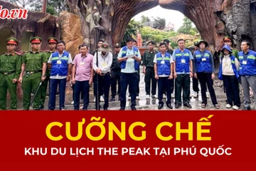 Cưỡng chế khu du lịch sinh thái xây dựng trái phép tại Phú Quốc