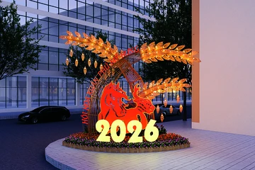 Hội hoa xuân Phú Mỹ Hưng Tết Bính Ngọ 2026: Xuân gắn kết