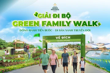 Giải đi bộ Green Family Walk: Tuổi vàng, tuổi trẻ và tuổi thơ chung nhịp bước tại Vinhomes Green Paradise